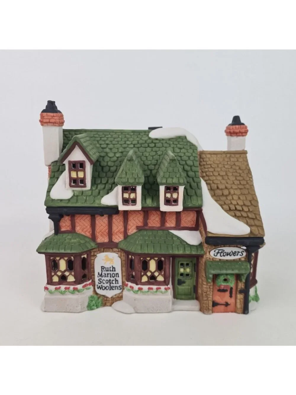 Department 56 Ruth Marion Scotch Woolens 5585-9 Dickens Village Lighted House